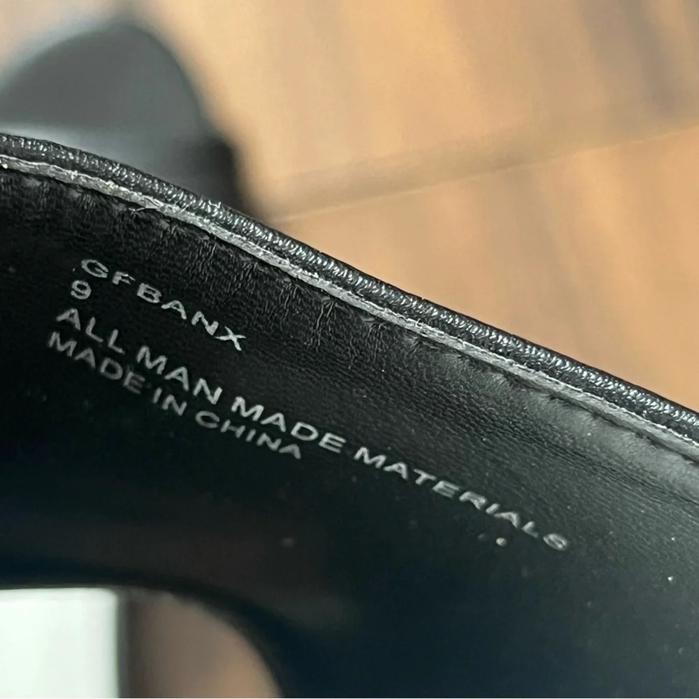 Guess Black Slide Heels – Size 9 - Picture 10 of 10